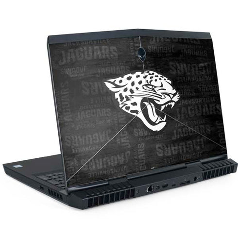 NFL Jacksonville Jaguars Black & White Dell Alienware Skin